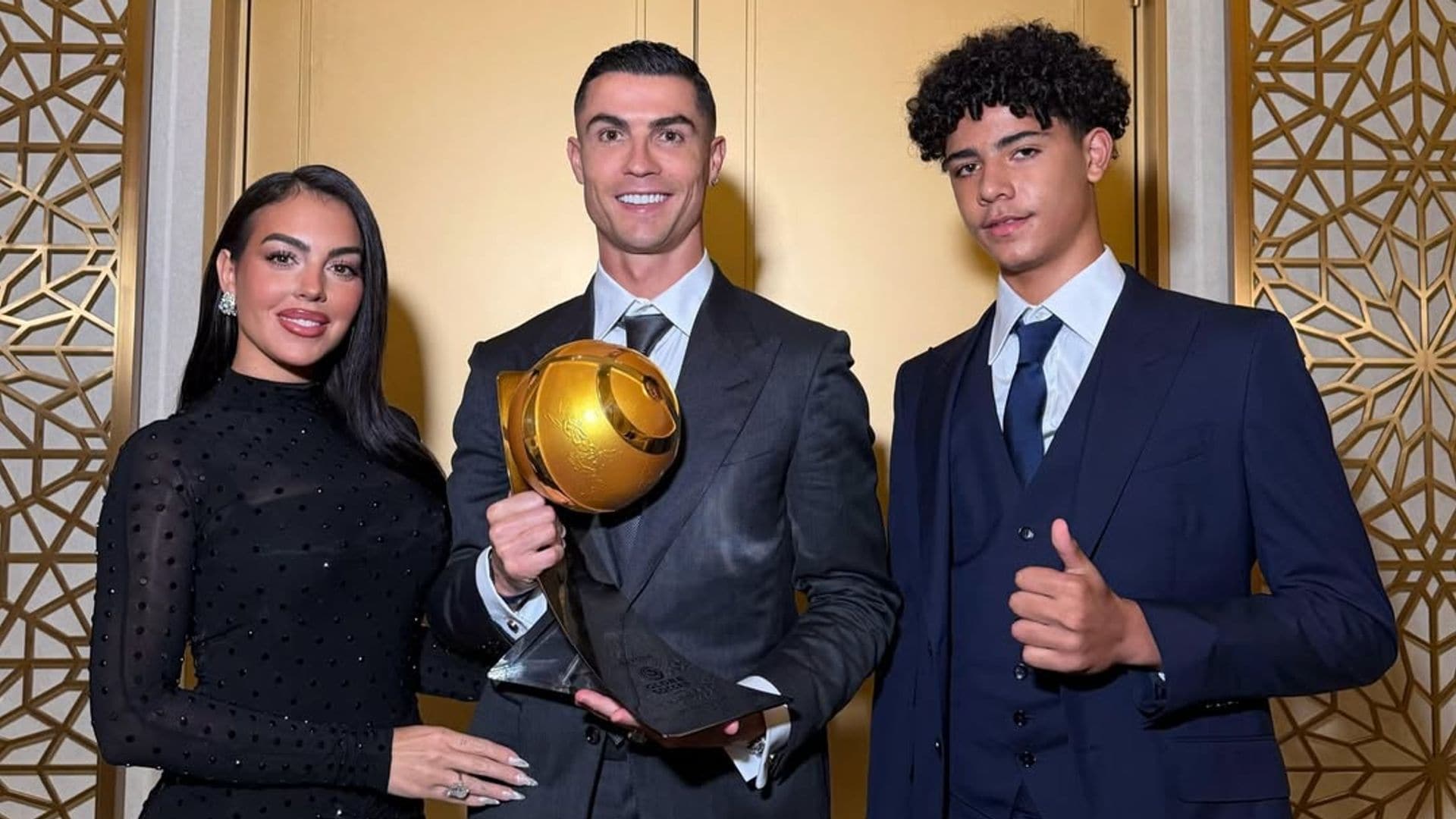 Georgina Rodríguez and Cristiano Ronaldo close out the year at the 2025 Globe Soccer Awards