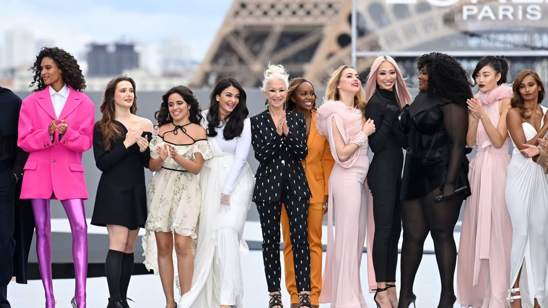 Camila Cabello and Helen Mirren show their inner model for L’Oréal at Paris Fashion Week