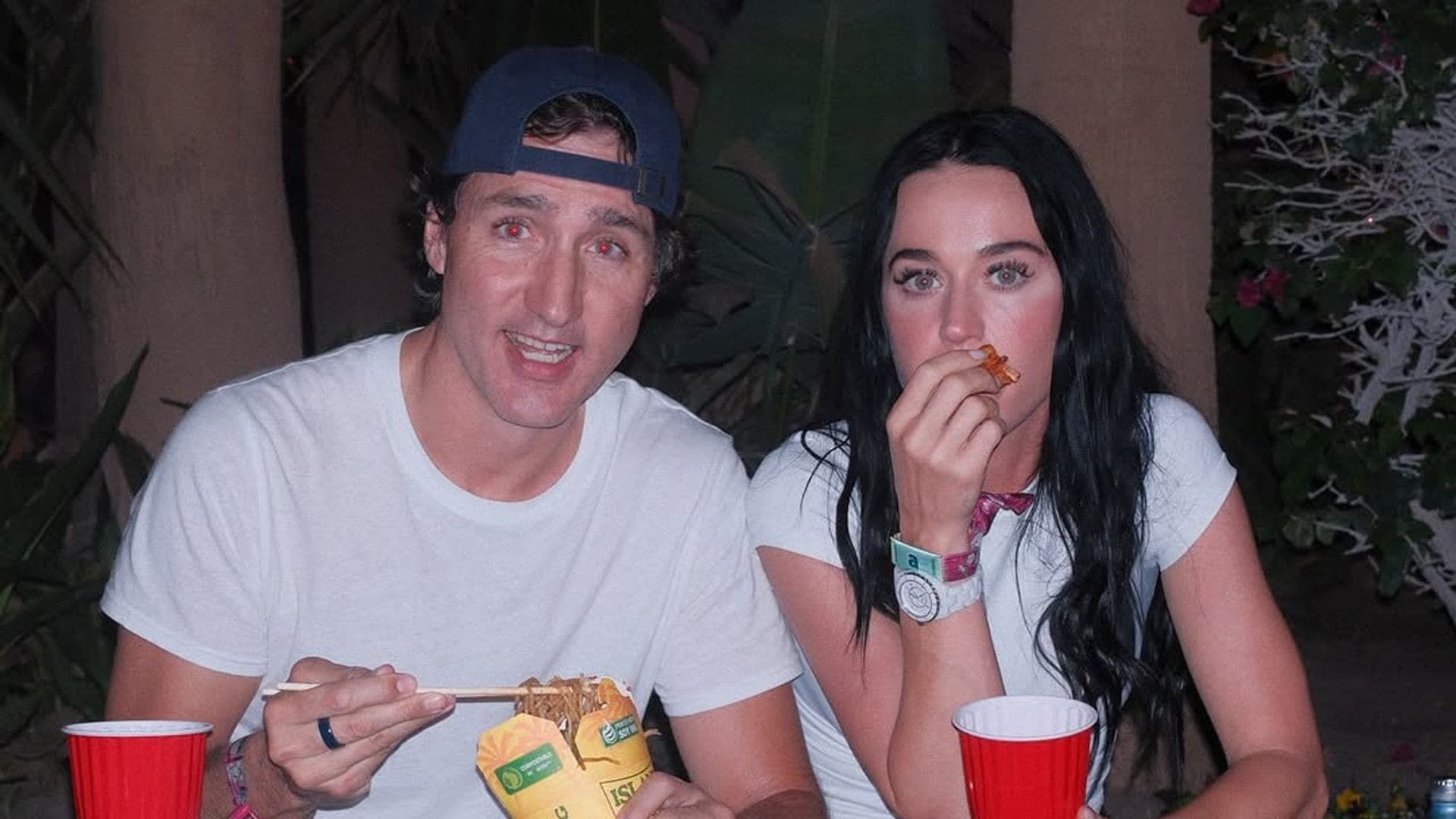 Katy Perry and Justin Trudeau look completely in love at Coachella during Justin Bieber’s set