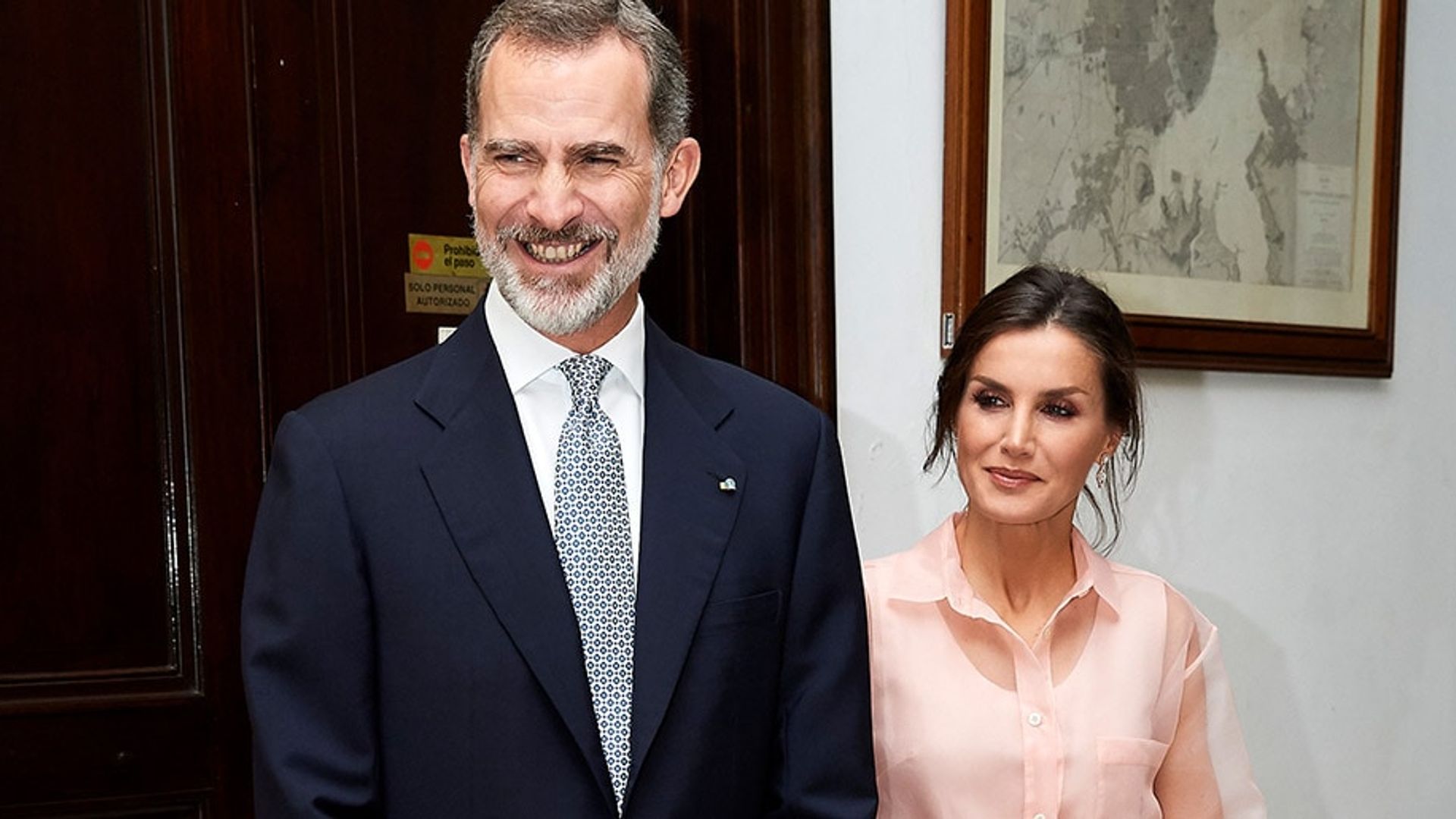 Queen Letizia rocks the sheer trend during glam date with King Felipe in Cuba