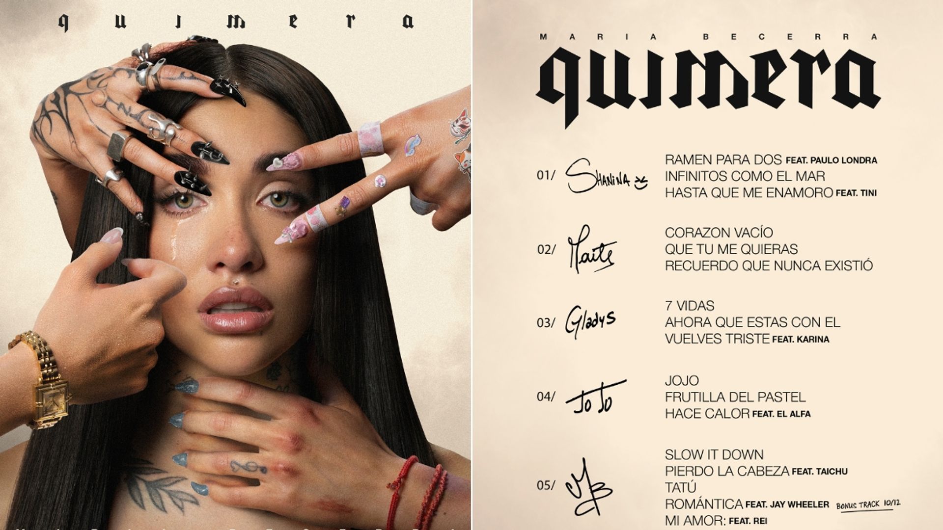 The many faces of Maria Becerra and the artistic revolution behind 'Quimera'