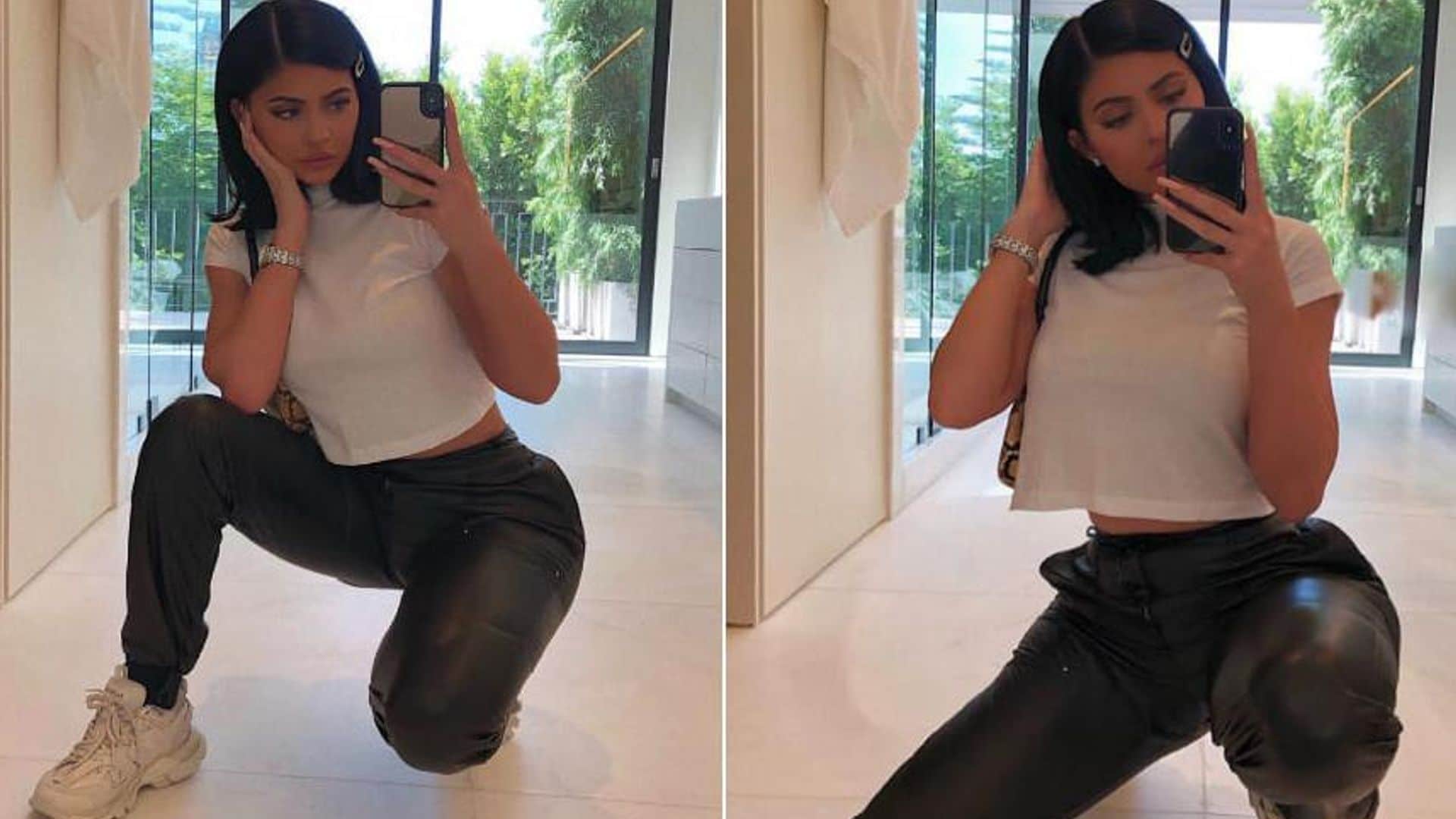 Recreate Kylie Jenner's retro leather look for less than $200