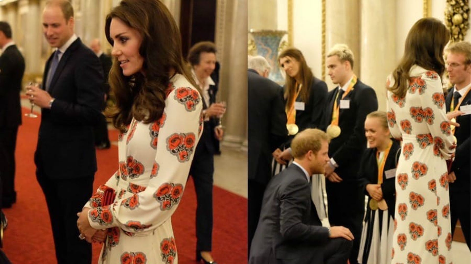 Kate Middleton has gold-winning look in Alexander McQueen at Olympic reception
