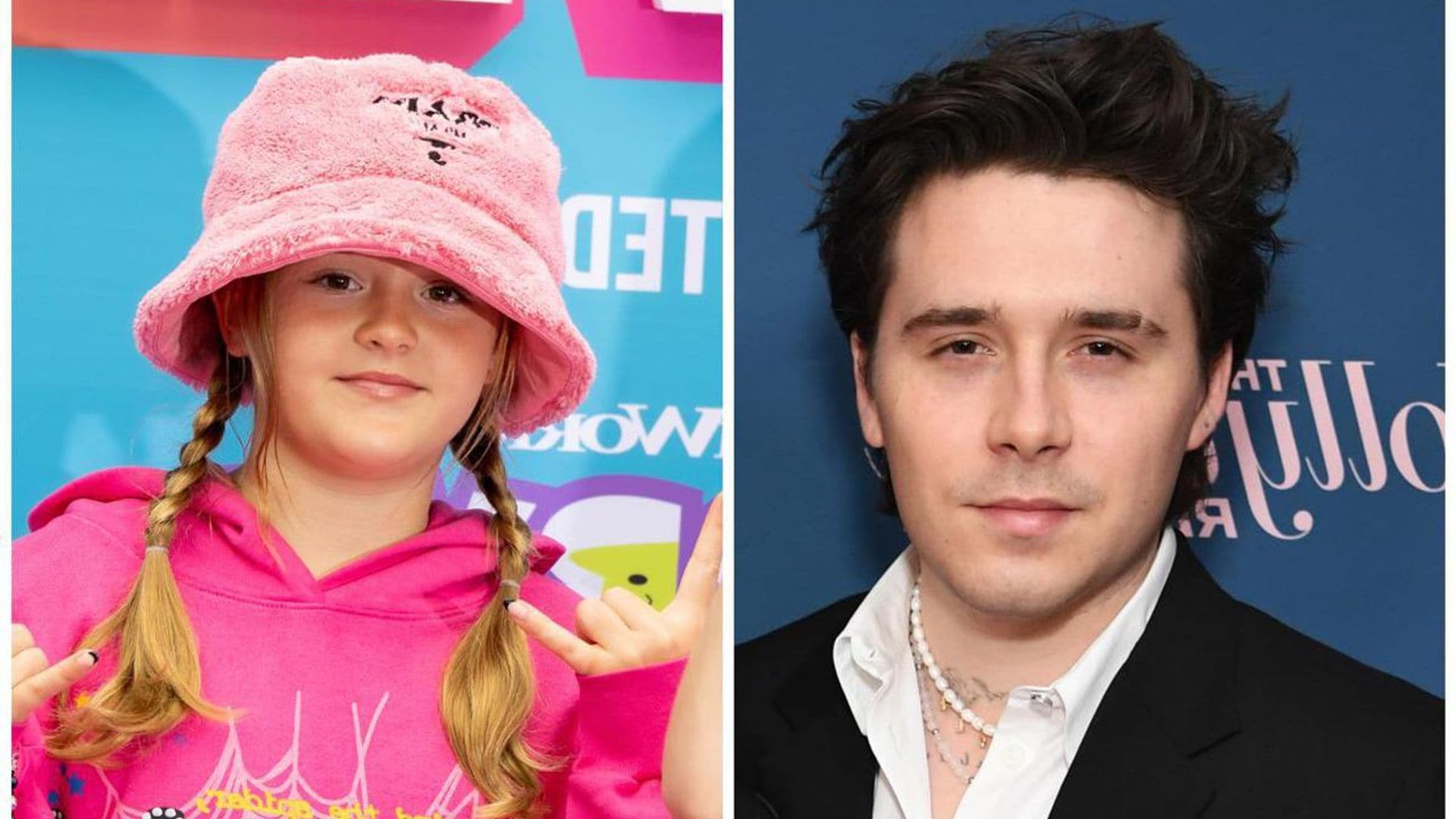 Selena Gomez’s sister Gracie shaves Brooklyn Beckham’s head