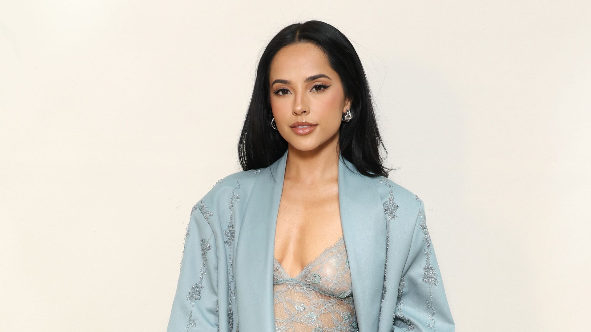Becky G looks unrecognizable as she models in Willy Chavarria's Spring-Summer 2026 Paris Fashion Show