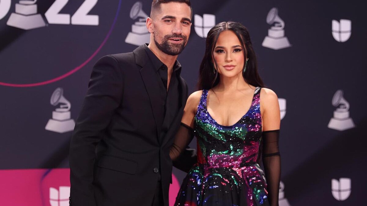 Becky G & fiance Sebastian Lletget share video slow dancing