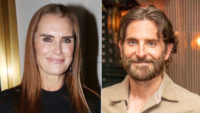 Brooke Shields and Bradley Cooper
