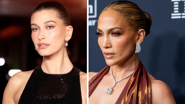 Hailey Bieber and Jennifer Lopez