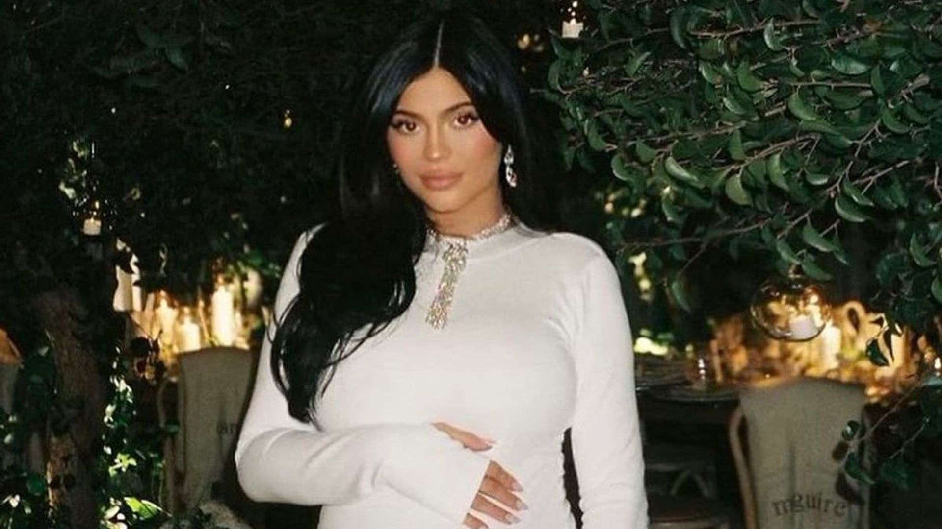Kylie Jenner shares old photos from her giraffe themed baby shower