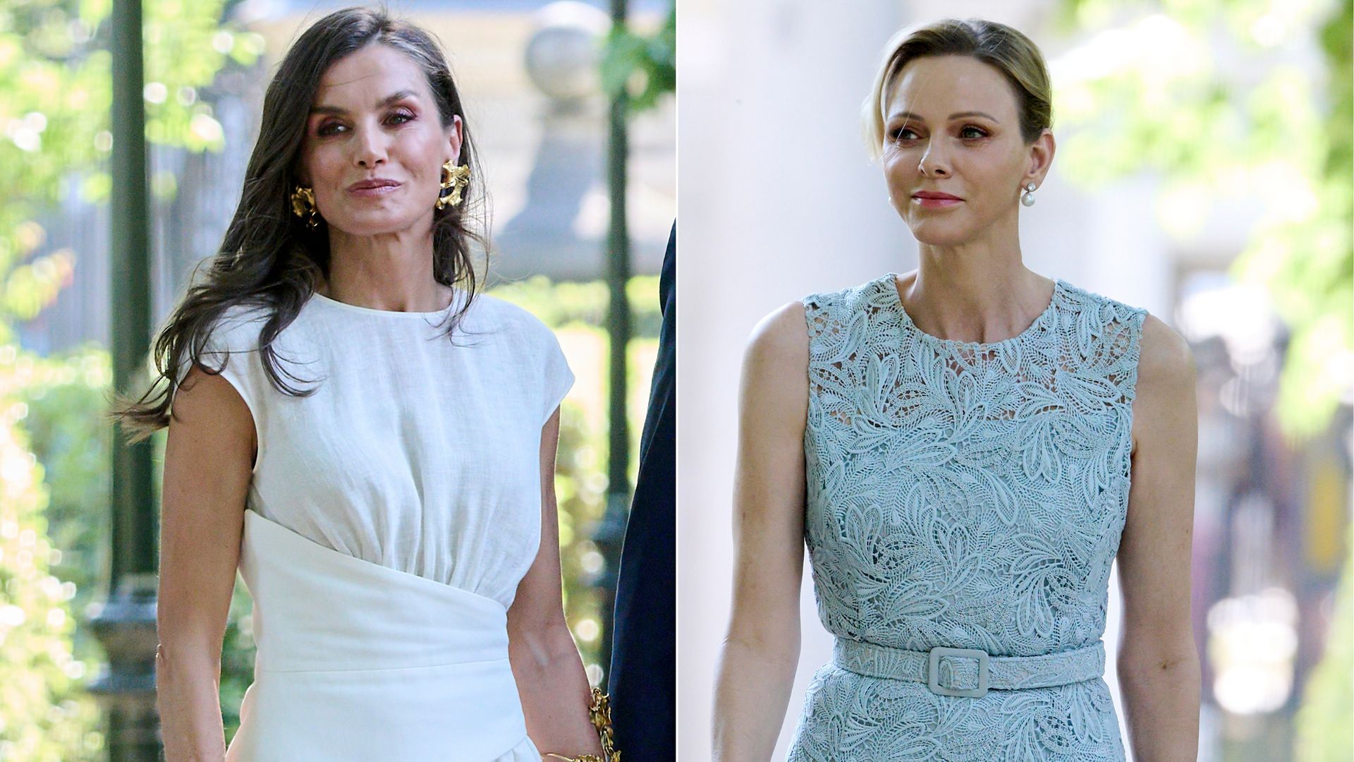 Queen Letizia and Princess Charlene of Monaco deliver summer style in Madrid