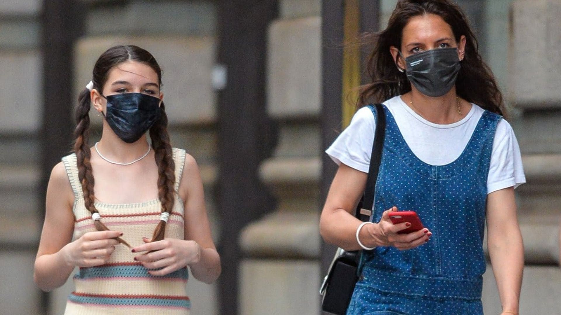 Katie Holmes enjoys an outing with Suri after confirming split rumors