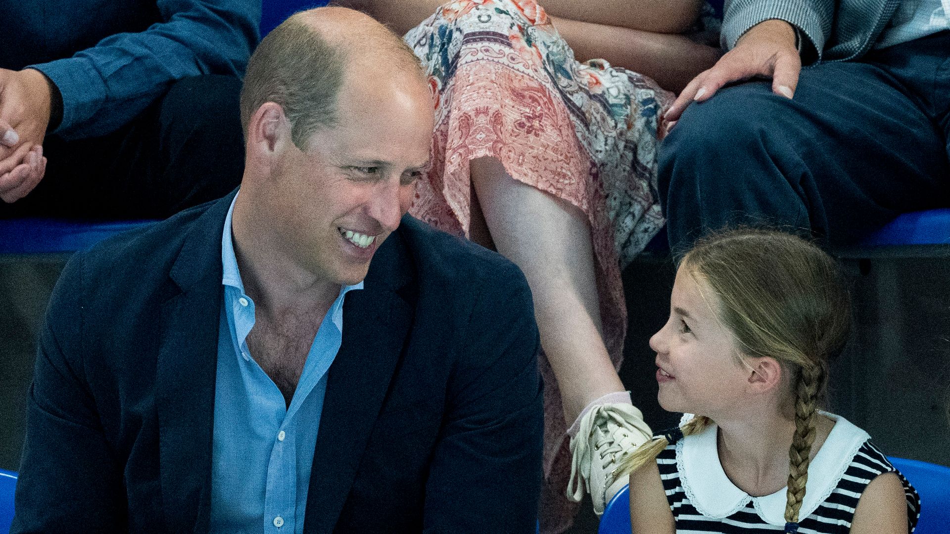 Prince William says daughter Princess Charlotte will 'probably poach' gift off him