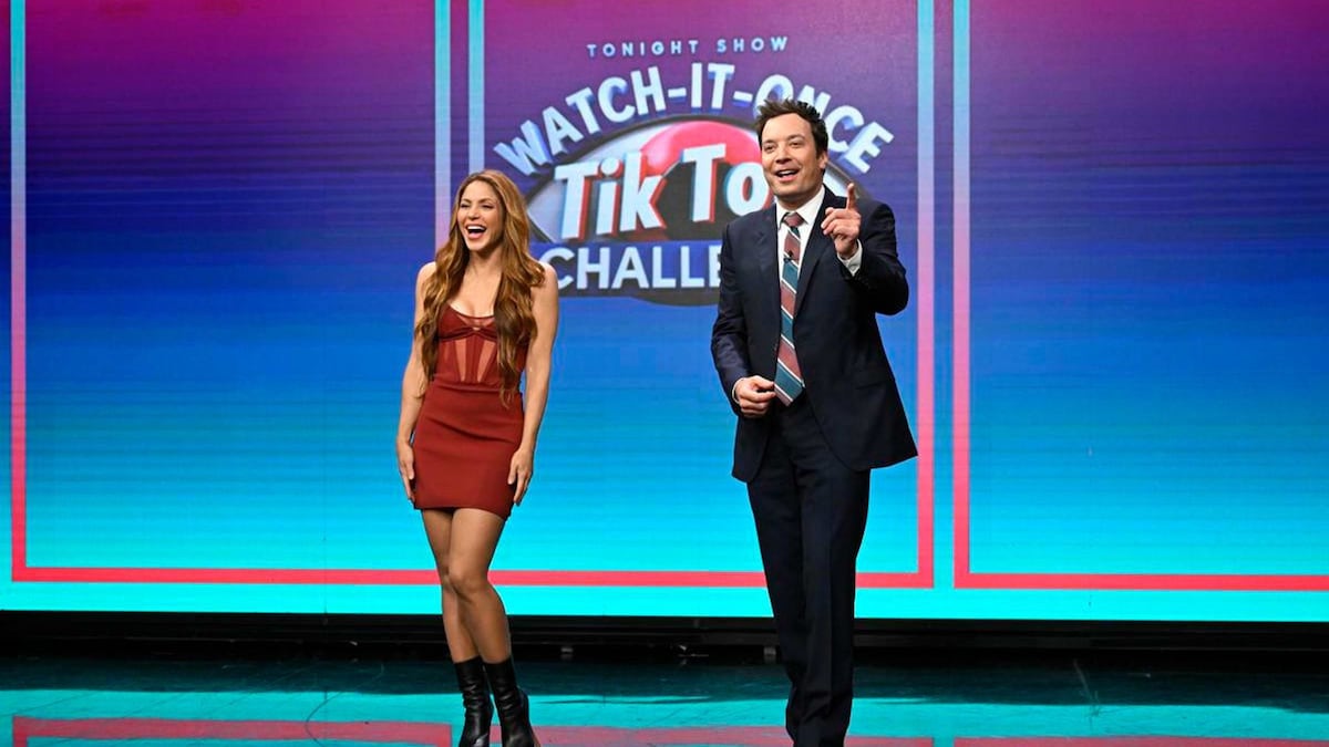 Shakira shows off dance moves on ‘The Tonight Show’