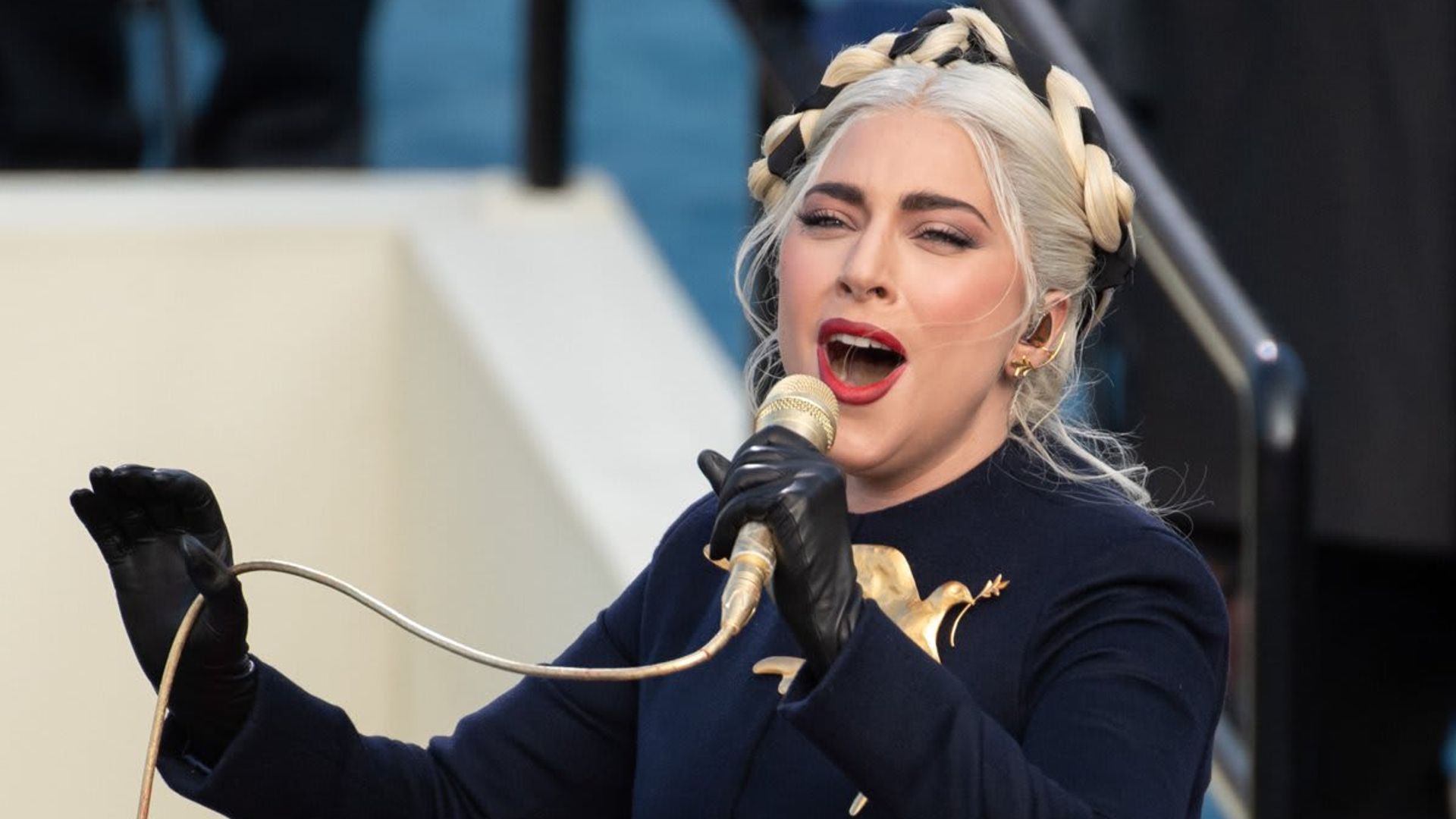 This is how Lady Gaga took her inauguration dress back home