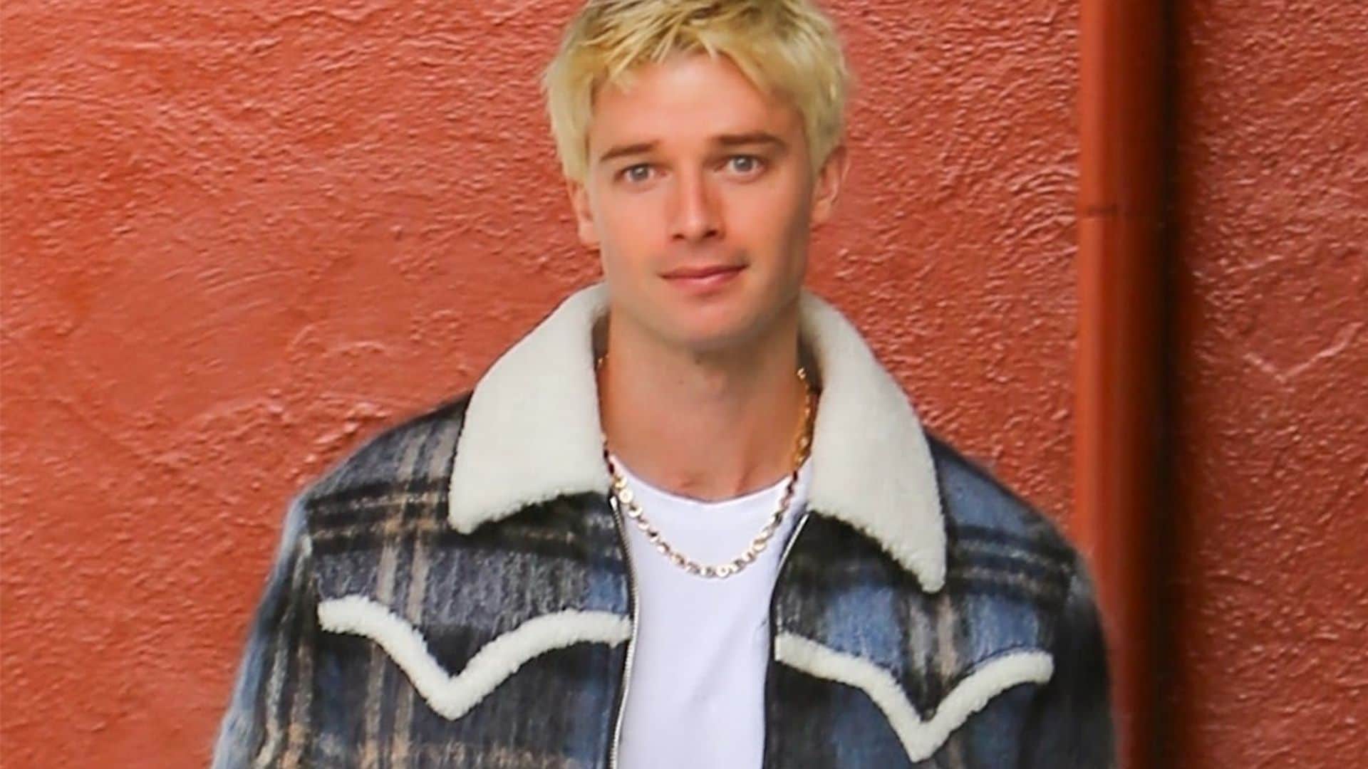 Patrick Schwarzenegger debuts his new platinum blonde hair while out in LA