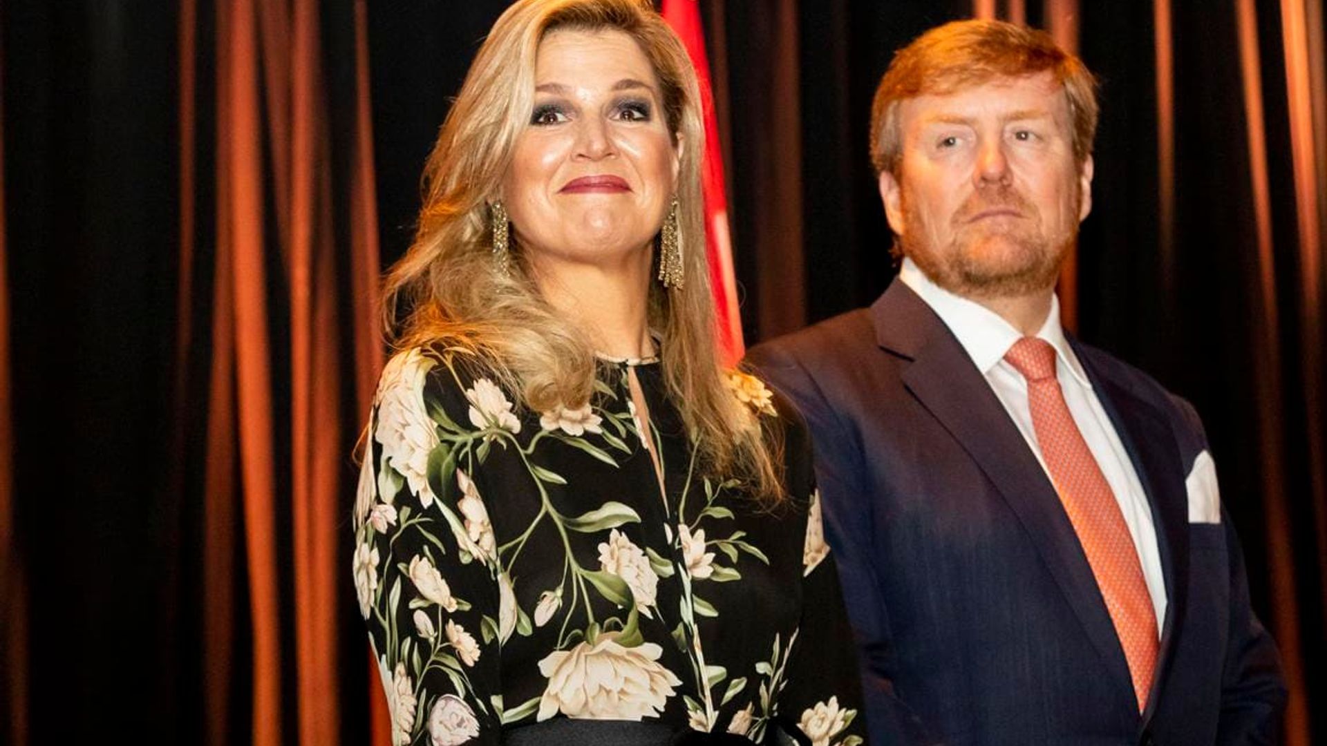 Queen Maxima just wore the most unique headpiece