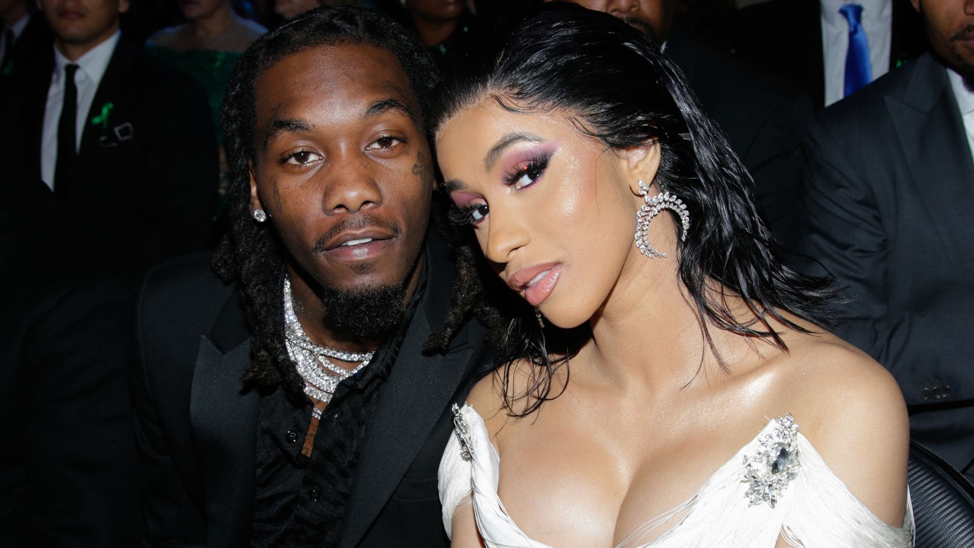 Offset and Cardi B at THE 61ST ANNUAL GRAMMY AWARDS