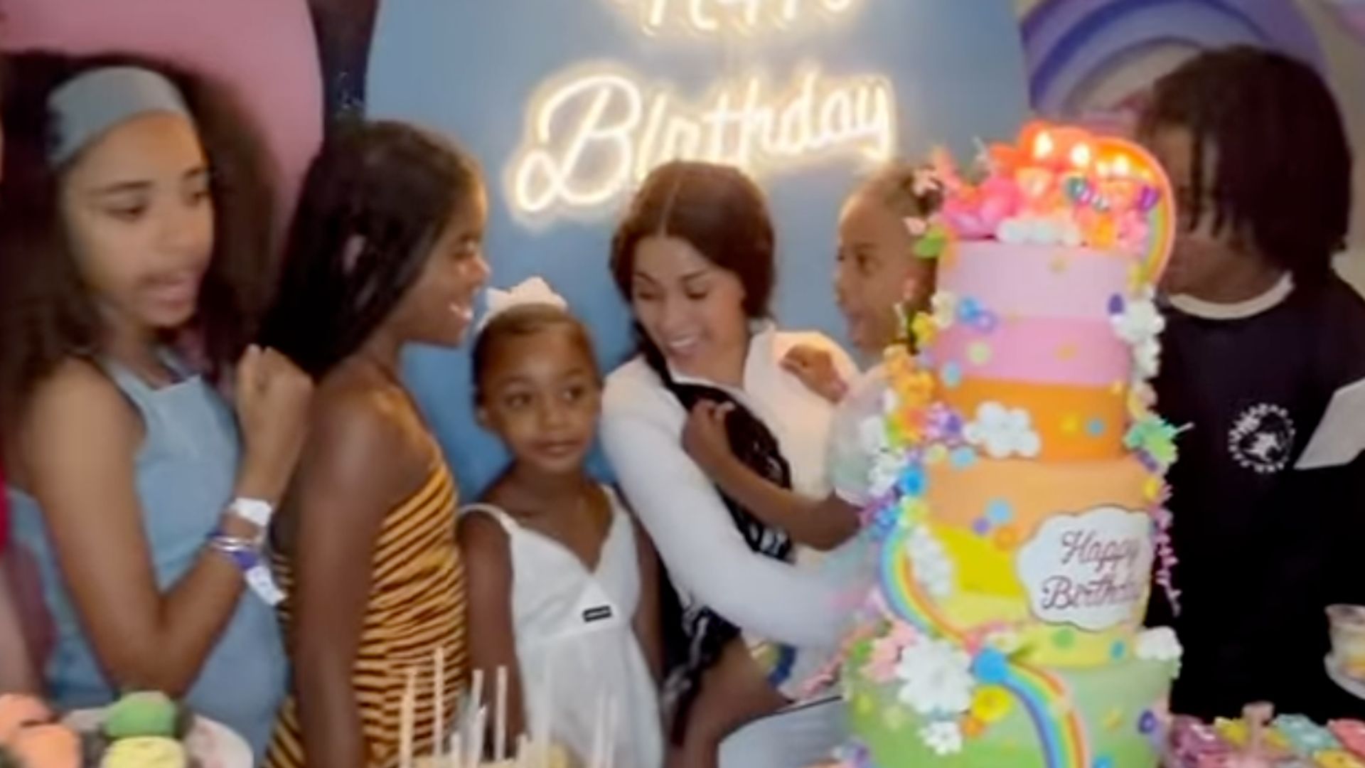 Cardi B's birthday celebration for daughter Kulture, 8, included a private jet