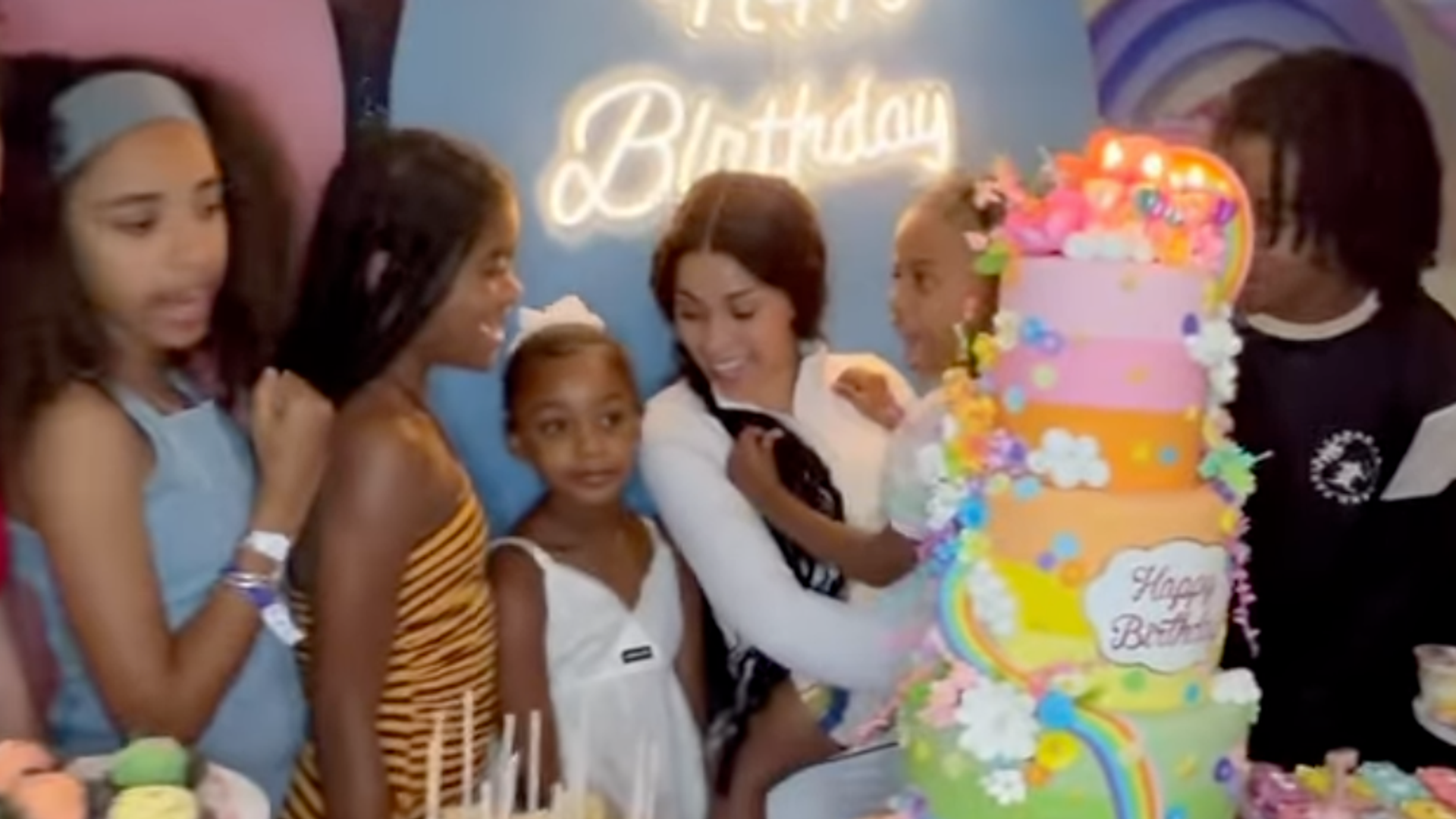 She described Kulture as her "sweet beautiful first born," praised her kind heart, and affectionately called her her "real life bestie."