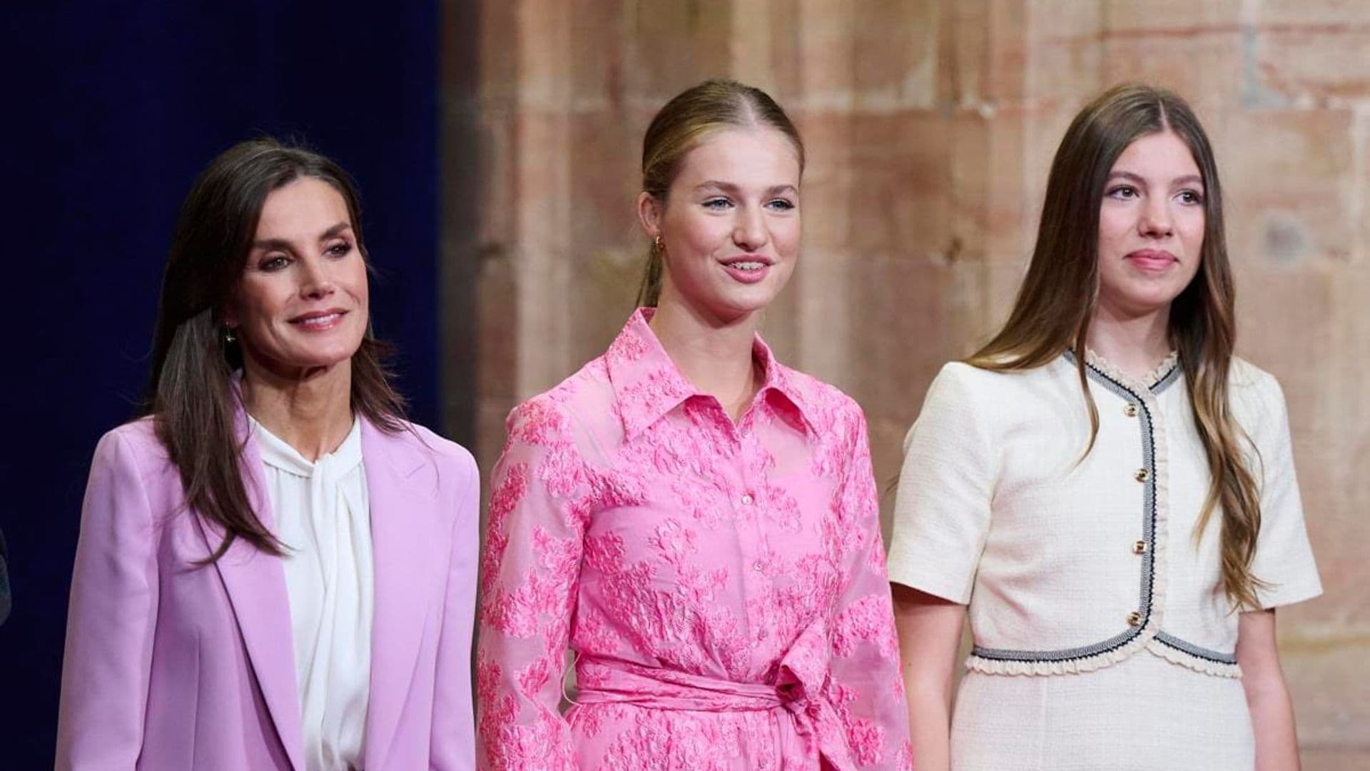 Queen Letizia, Princess Leonor, and Infanta Sofía’s style distinction during the Princess of Asturias Awards