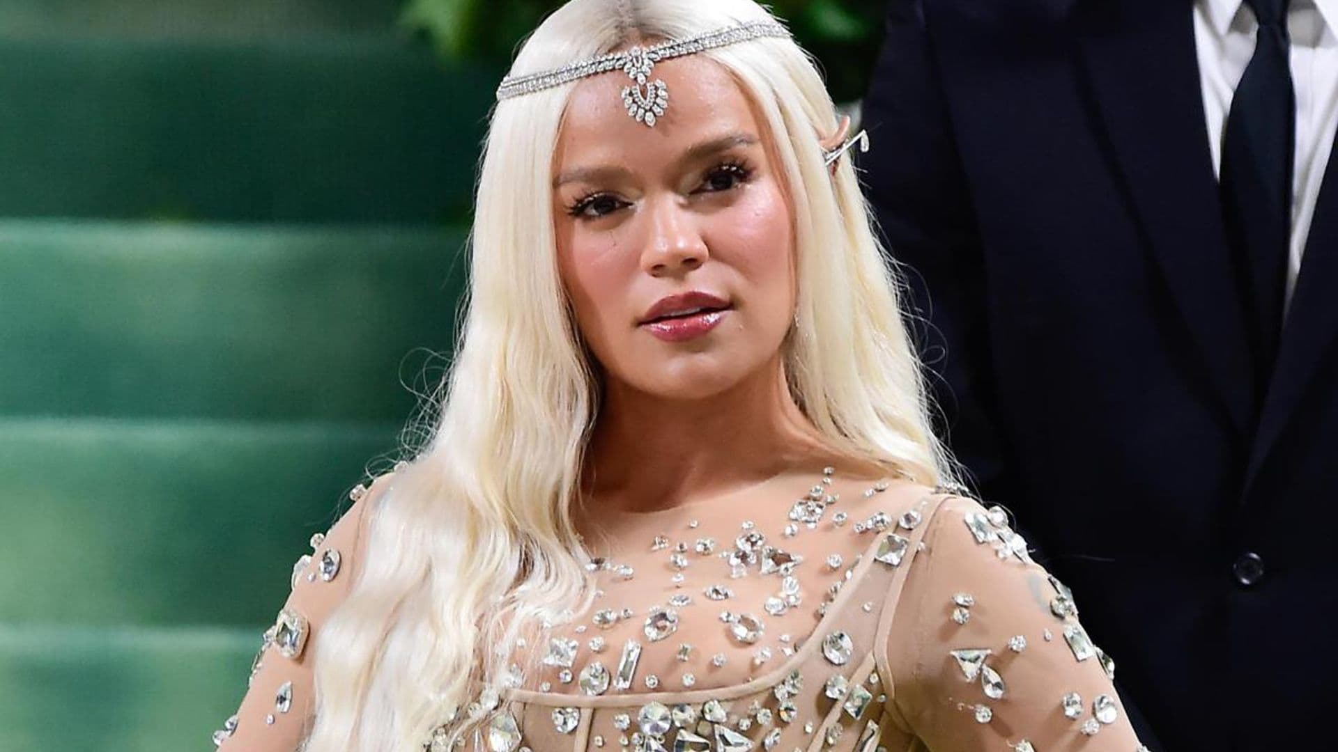Karol G wore the highest heels ever worn at the Met Gala