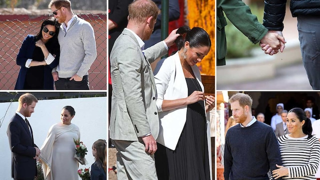 Meghan Markle and Prince Harry in Morocco