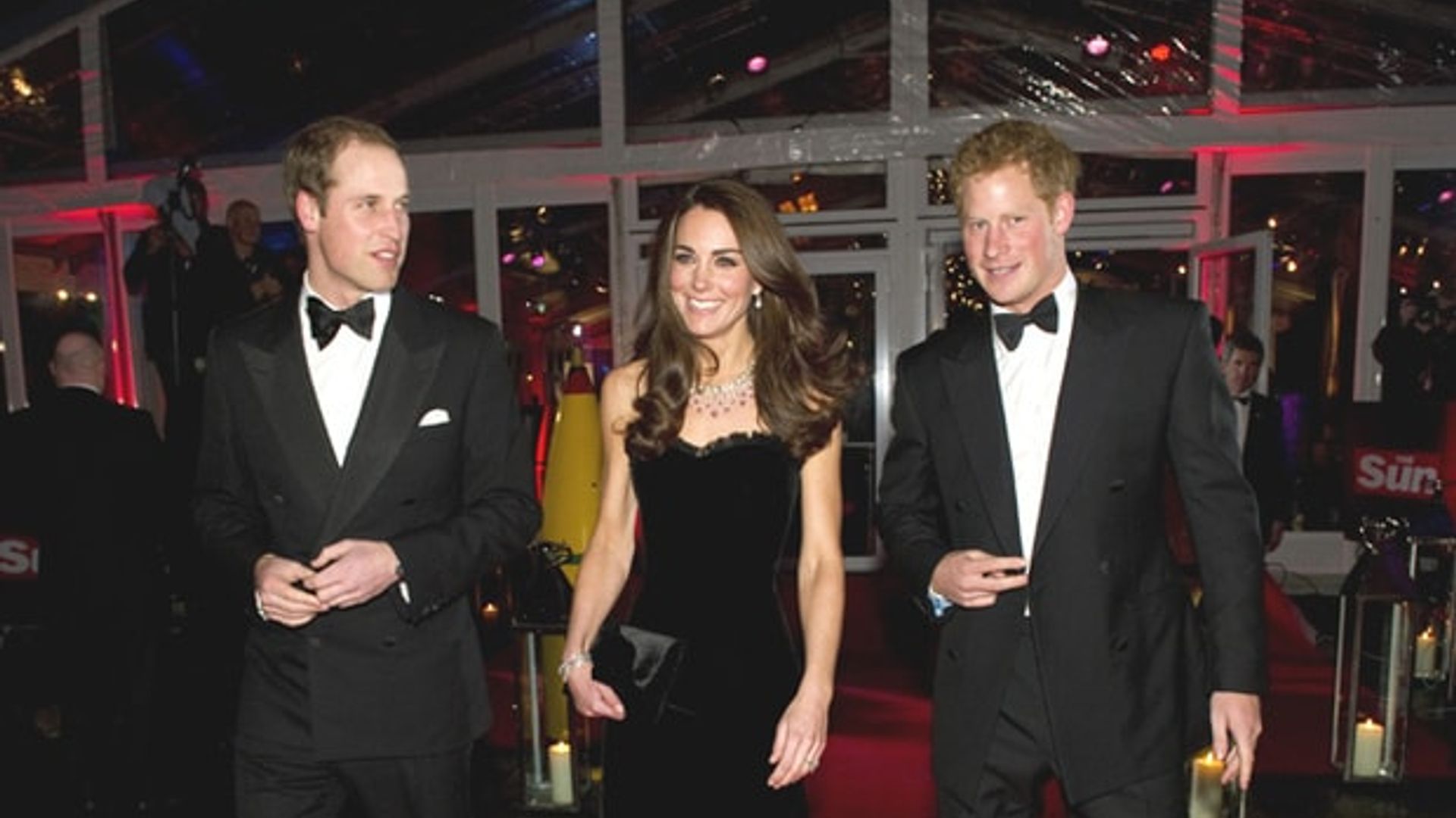 Kate Middleton, Prince William and Prince Harry at the 'Spectre' premiere: Watch live