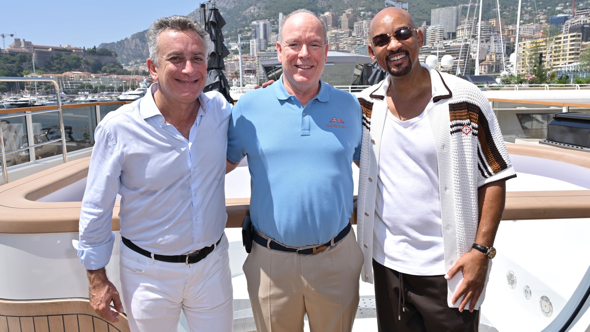 Prince Albert of Monaco, Will Smith, and Alejandro Agag: The Photo Ushering in a New Chapter for the Principality
