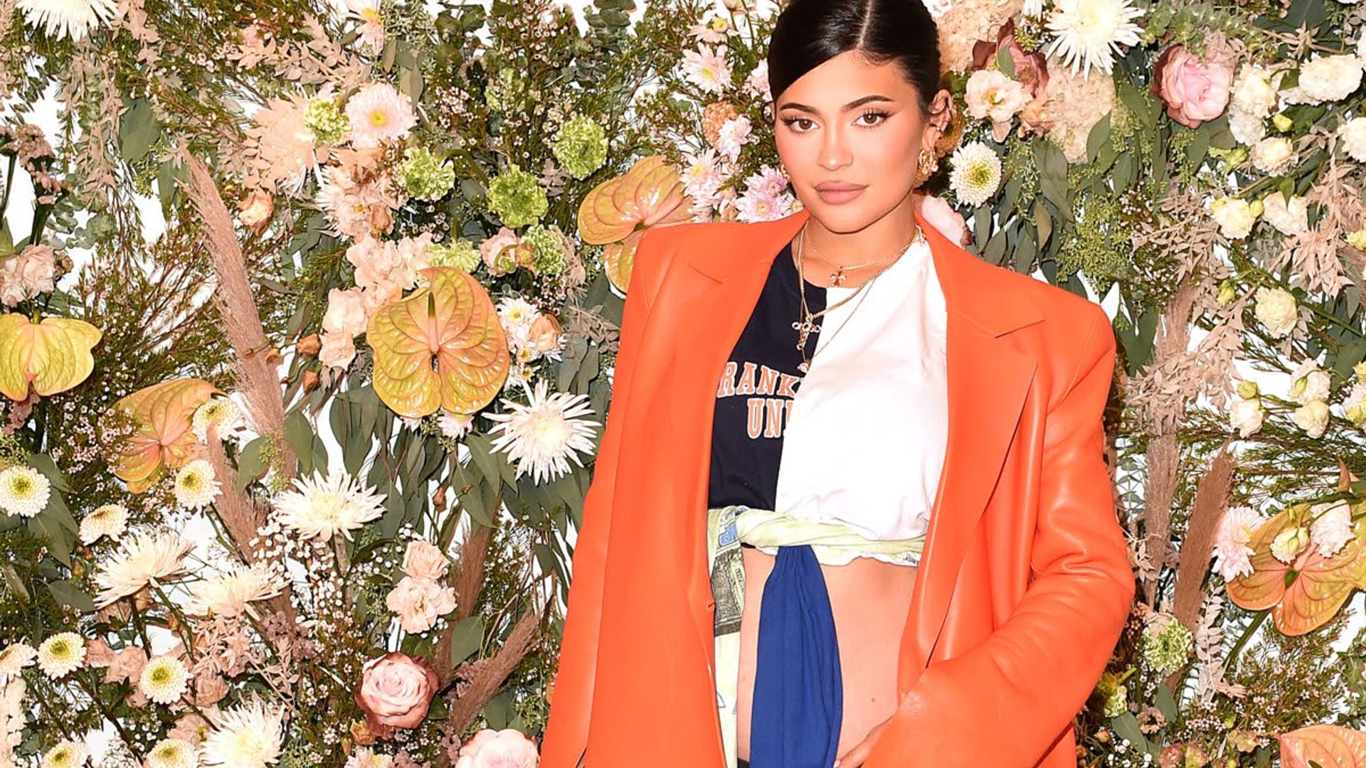 Pregnant Kylie Jenner looks ready to pop at sister Khloé Kardashian’s Christmas party
