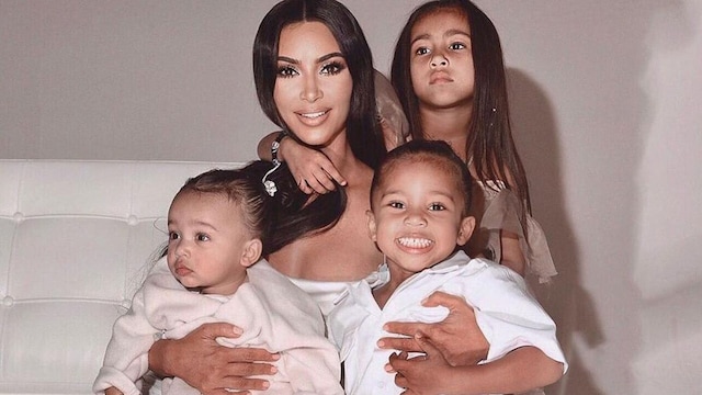 Kim Kardashian family Christmas card
