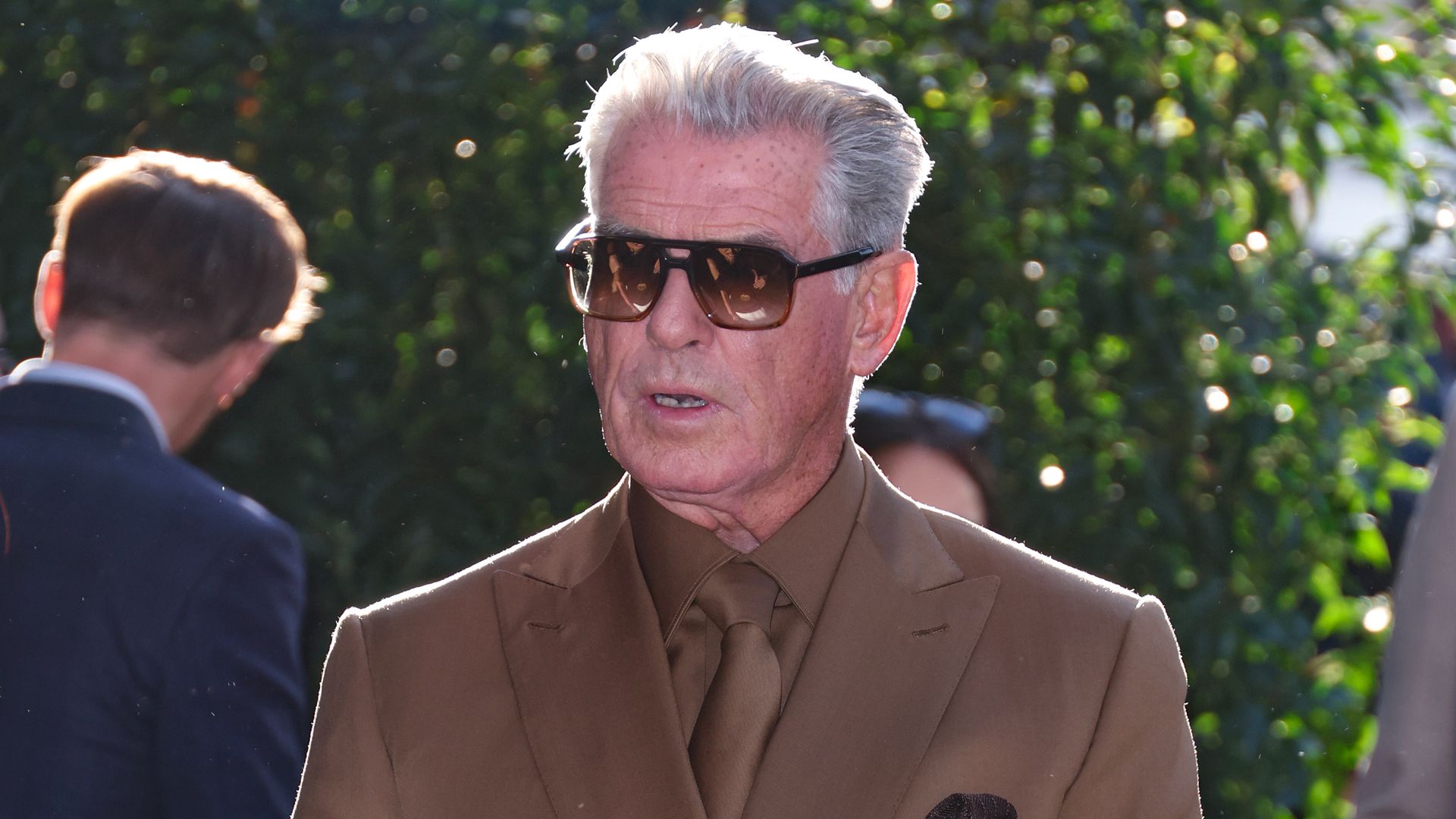 Pierce Brosnan attends "The Thursday Murder Club" UK Premiere 