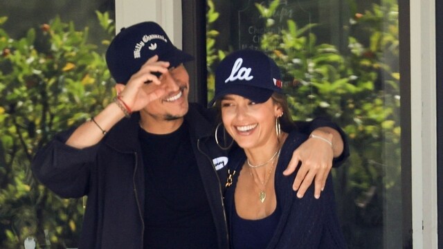 For their outing, Ramirez and Alba coordinated their looks
