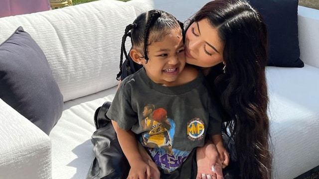 Stormi crashes Kylie Jenner's first IG video as a mother of two