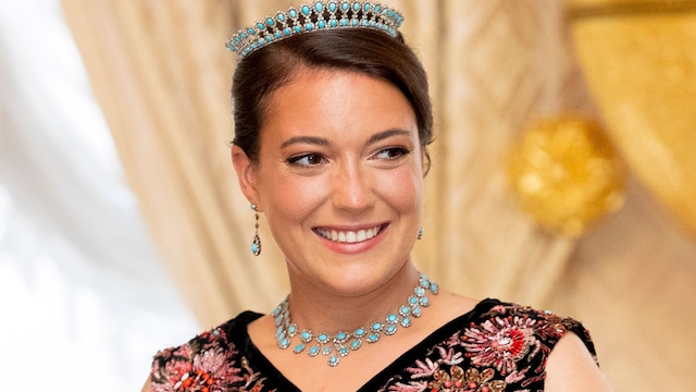 LUXEMBOURG, LUXEMBOURG - JUNE 23: Princess Alexandra of Luxembourg during the reception at the Grand Ducal Palace on the National Day on June 23, 2019 in Luxembourg, Luxembourg. (Photo by Patrick van Katwijk/Getty Images)
