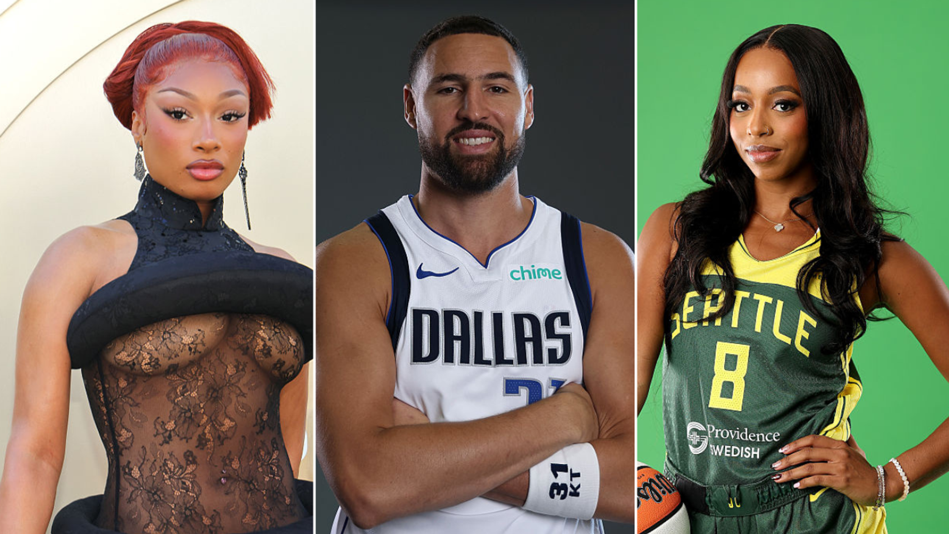 Meg Thee Stallion, Klay Thompson, Lexie Brown