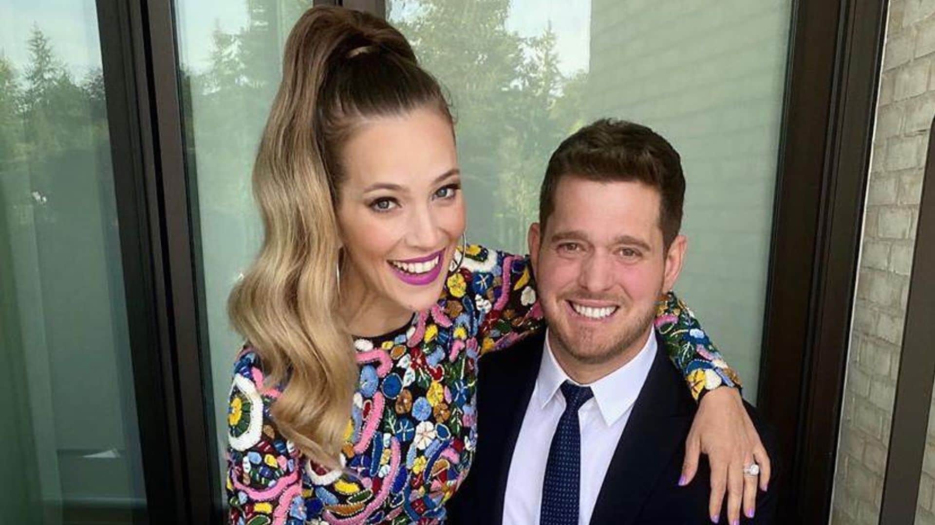 Michael Bublé and wife Luisana Lopilato have the perfect trick to dressing for a big event quarantine-style