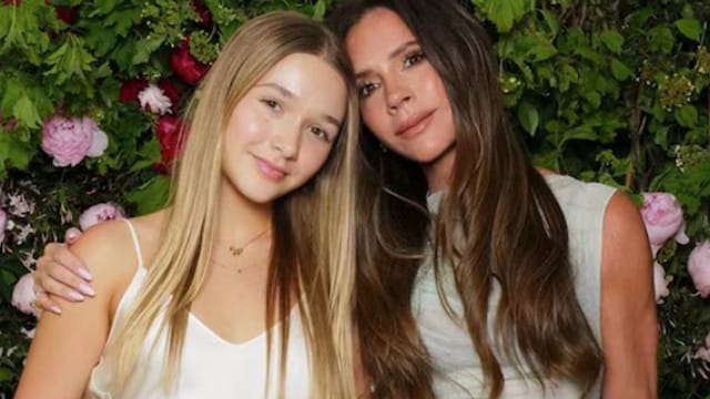Harper and Victoria Beckham 