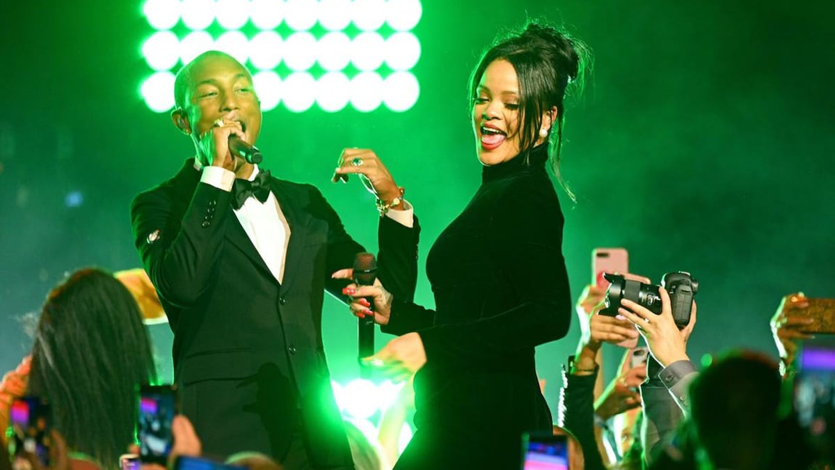 Pharrell Williams says Rihanna is working on her new album