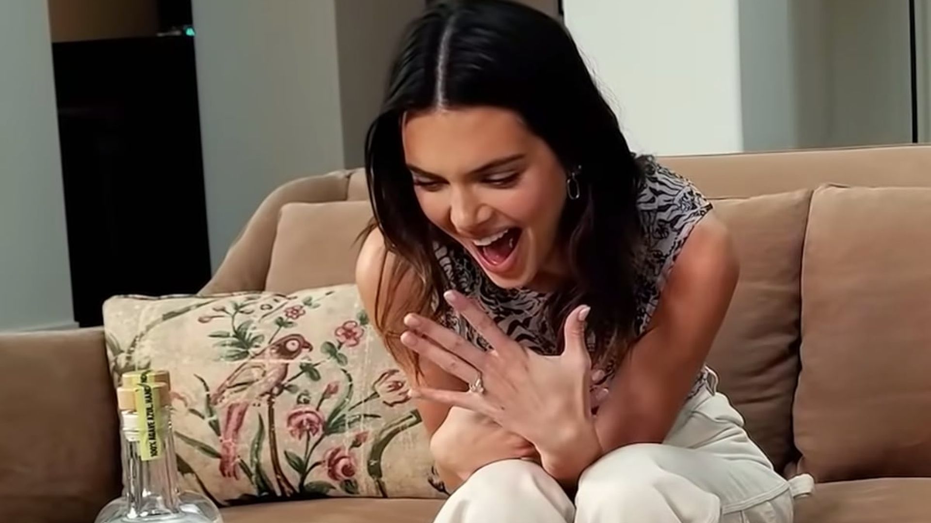 Kendall Jenner tells sisters she’s engaged to boyfriend Devin Booker