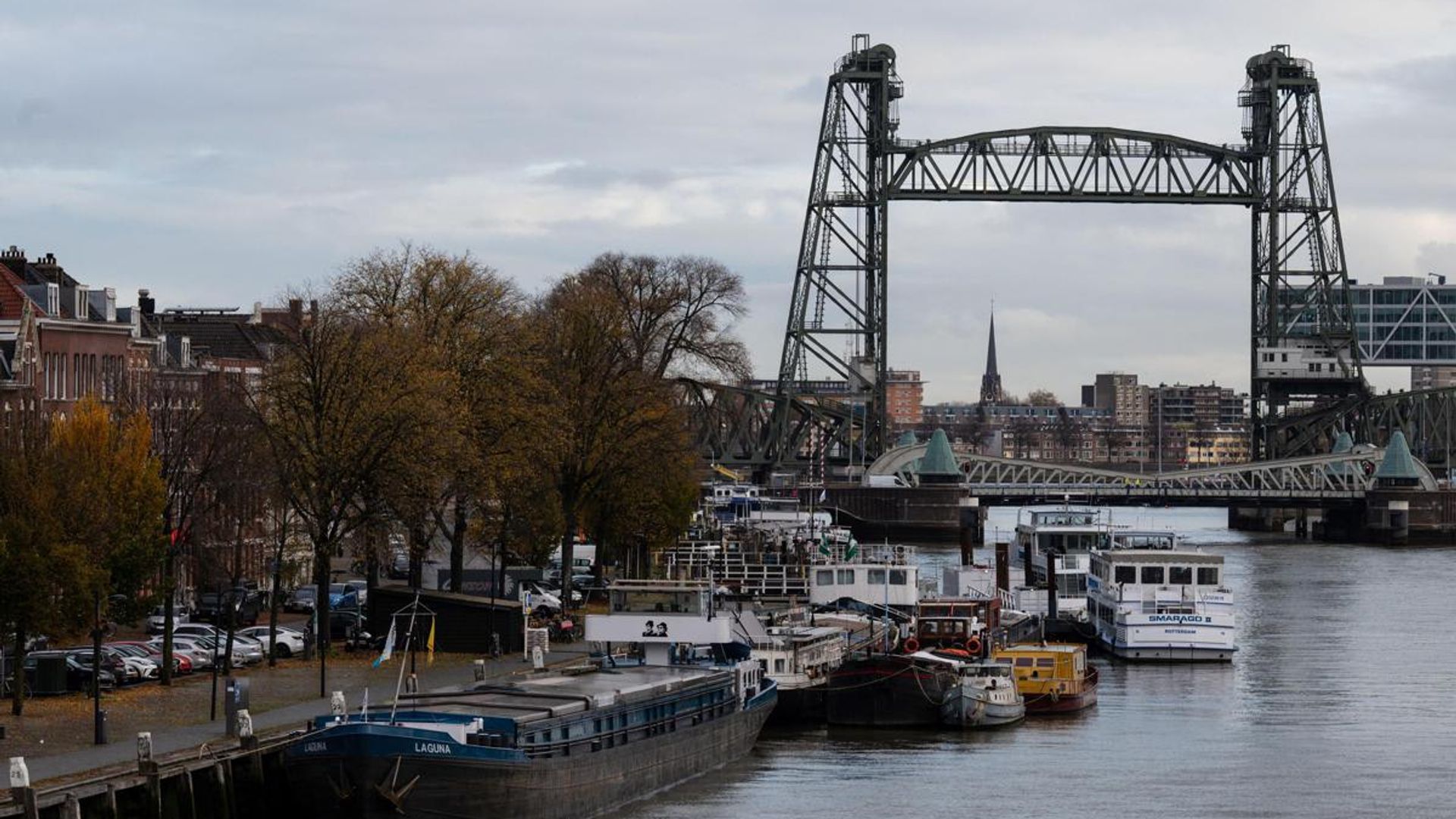 A Dutch port city is dismantling a historic bridge for Jeff Bezos’ superyacht to pass through