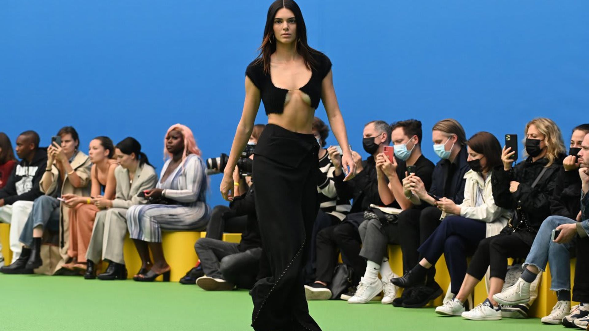 Kendall Jenner makes her return to the runway in Paris