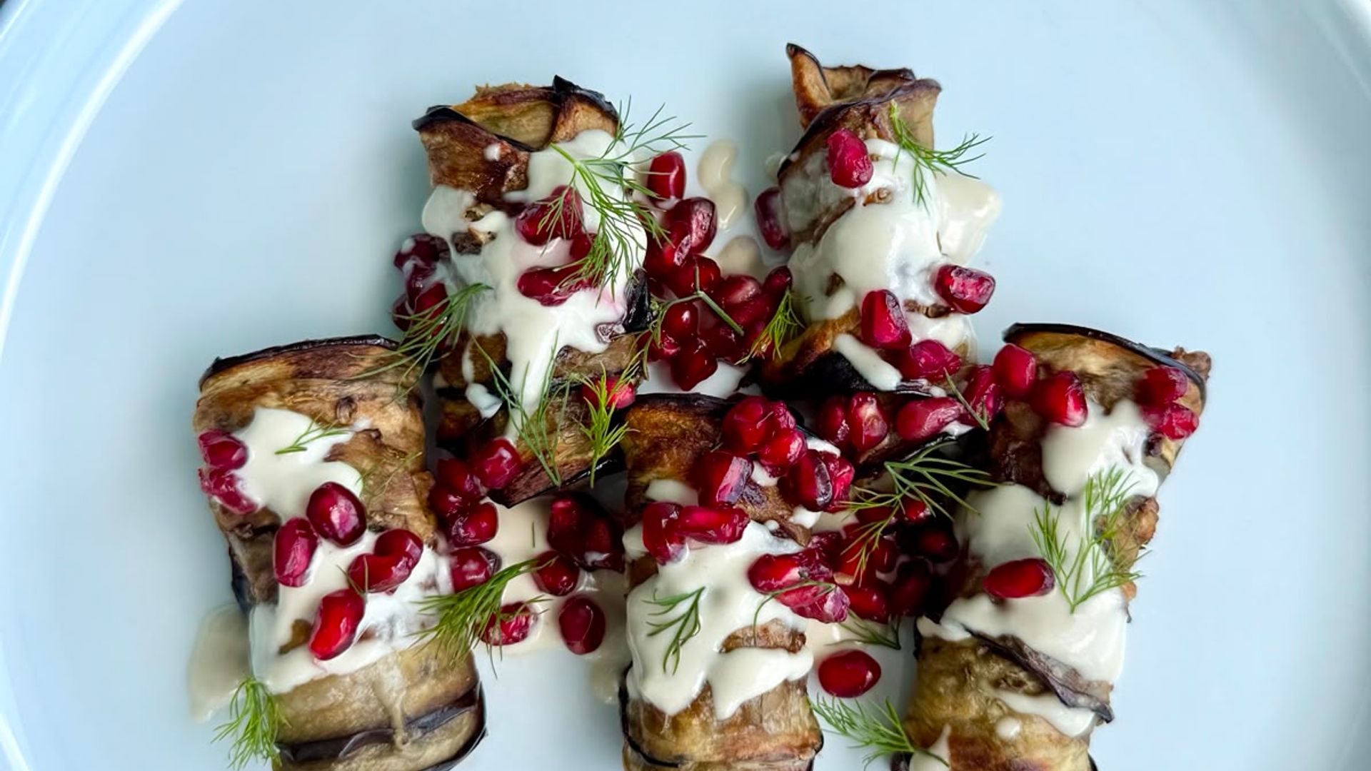 Recipe: Delicious Stuffed Eggplant Rolls with Chickpeas and Walnuts