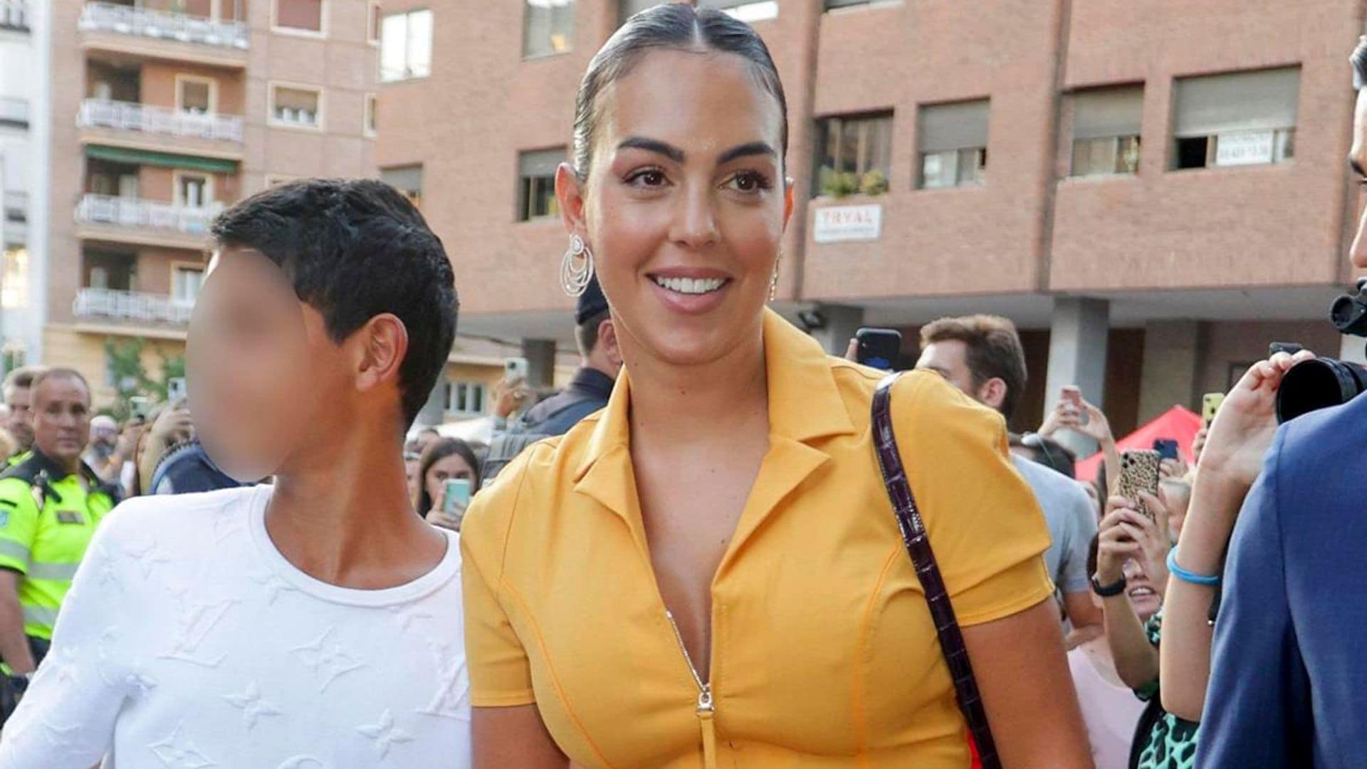 Georgina Rodríguez takes her kids to enjoy Rosalía’s concert in Madrid