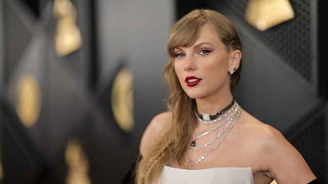 Taylor Swift at the 2024 Grammy Awards