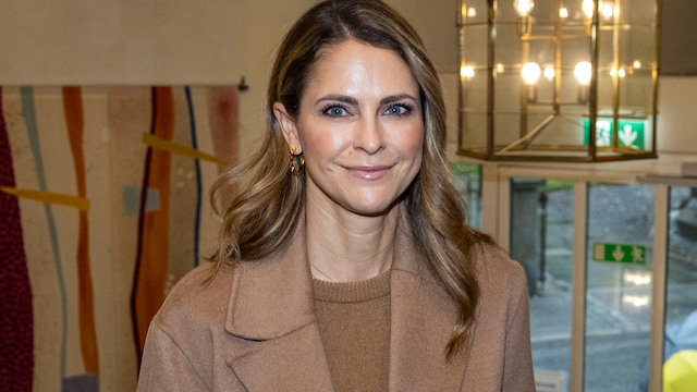 STOCKHOLM, SWEDEN - OCTOBER 11: Princess Madeleine of Sweden attends the Erica Foundation's 90th Anniversary on October 11, 2024 in Stockholm, Sweden. (Photo by Michael Campanella/Getty Images)