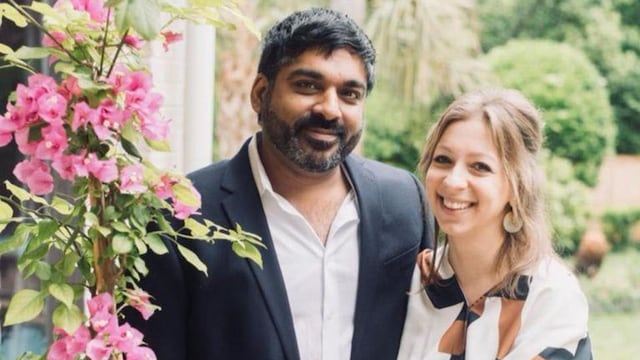 Princess Maria Galitzine and husband Rishi Roop Singh
