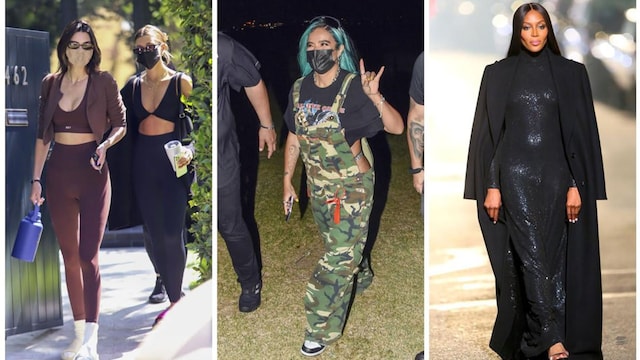 Kendall Jenner, Karol G, and Naomi Campbell style