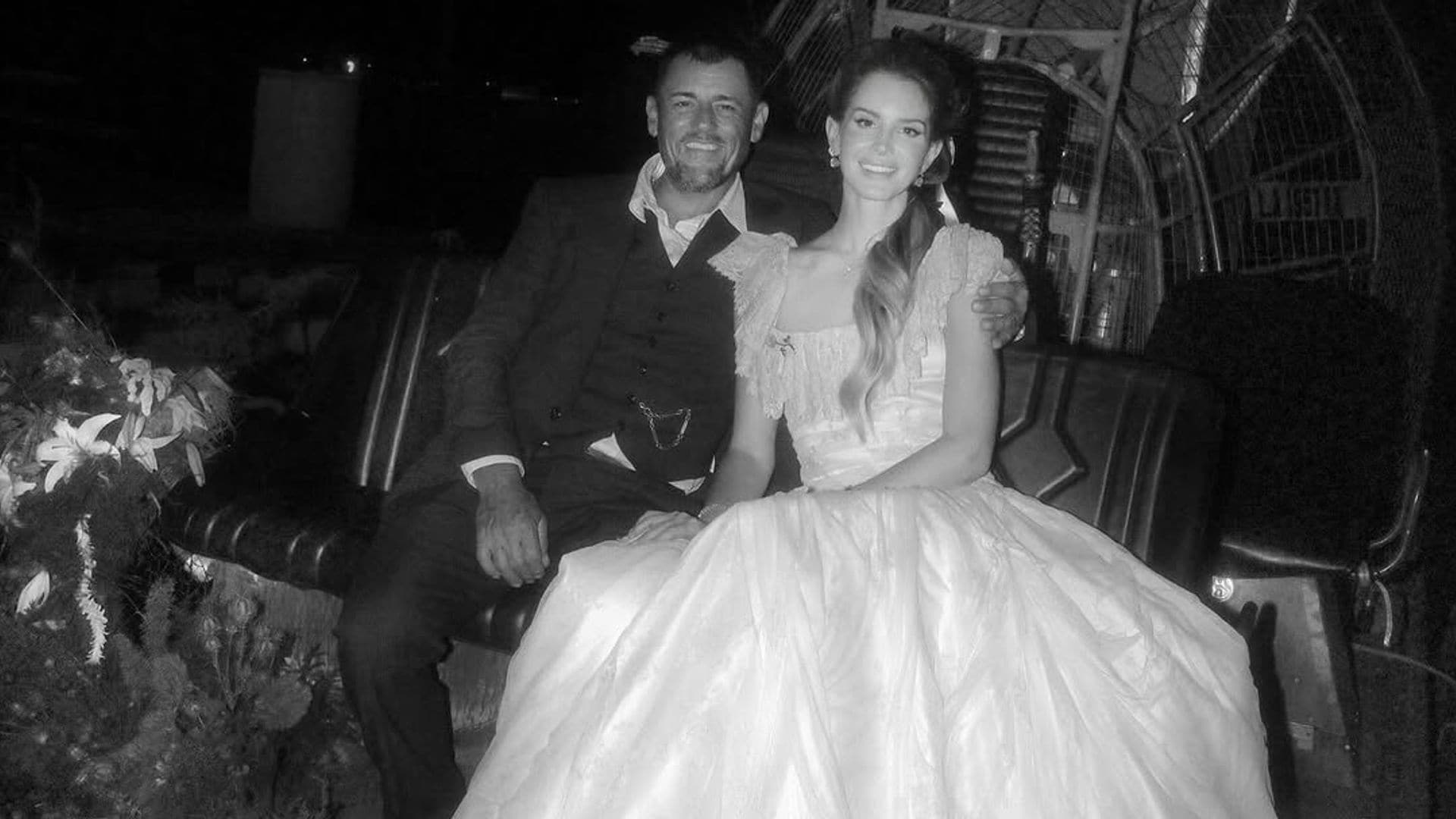 Lana Del Rey with her husband Jeremy Dufrene