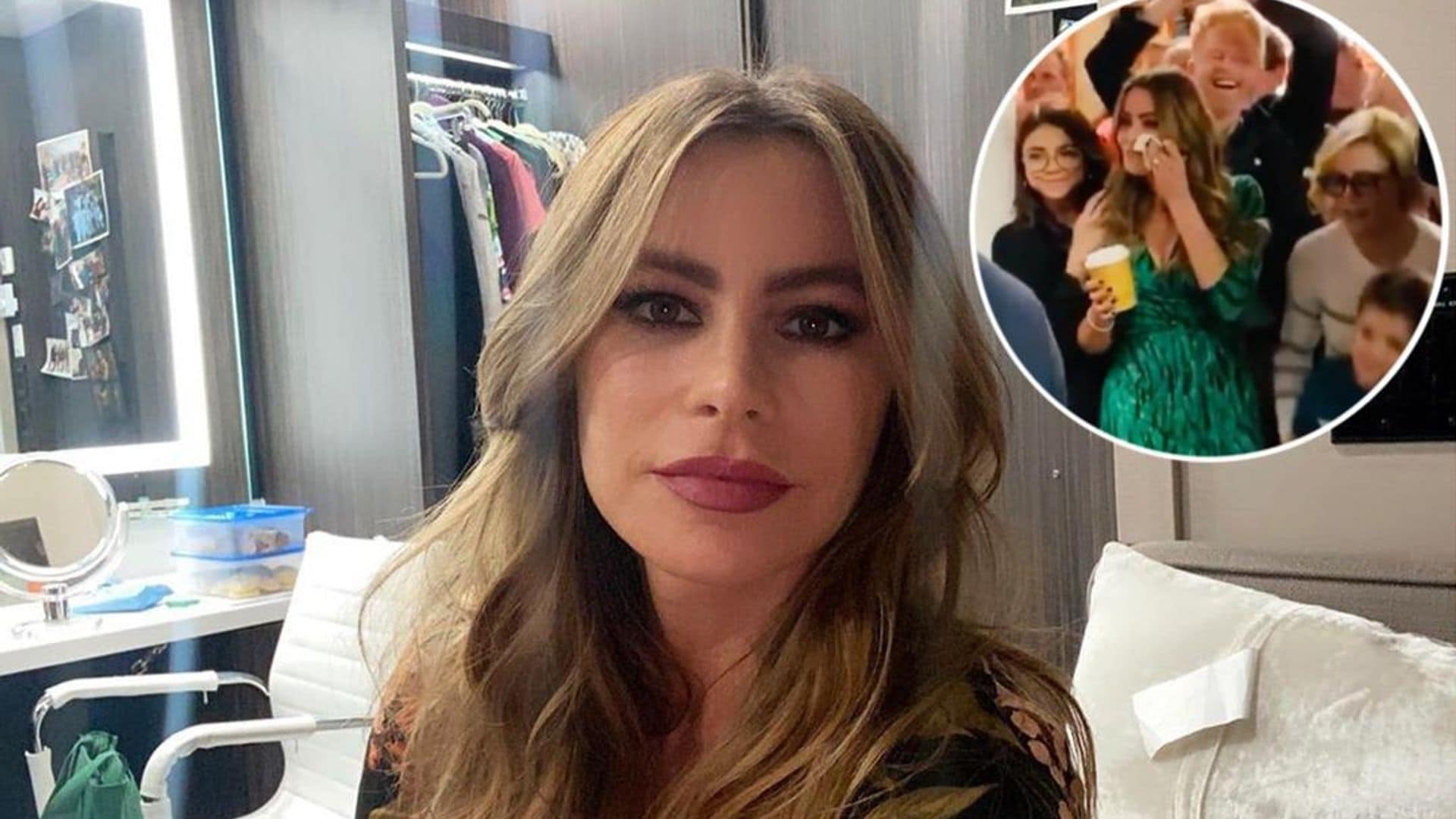 Sofia Vergara’s tearful goodbye to ‘Modern Family’ with Joe Manganiello by her side