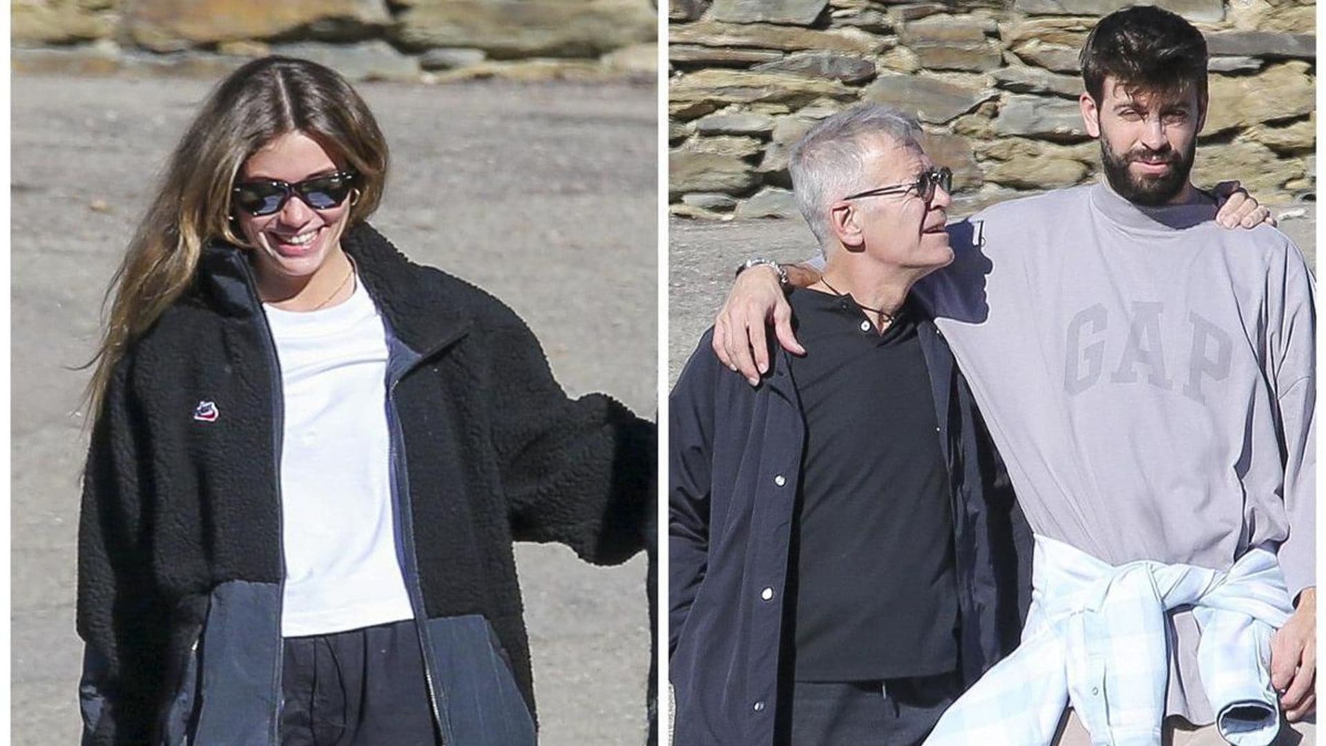Gerard Piqué’s parents embrace Clara Chía and welcome her during the holidays